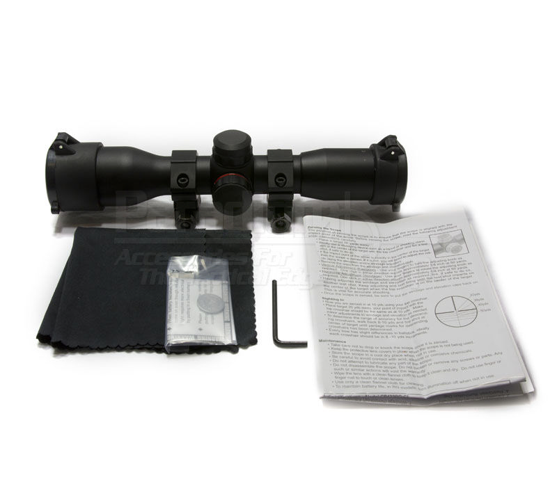 Field Sport 4x30 Compact Crossbow Scope with Illumination - Click Image to Close